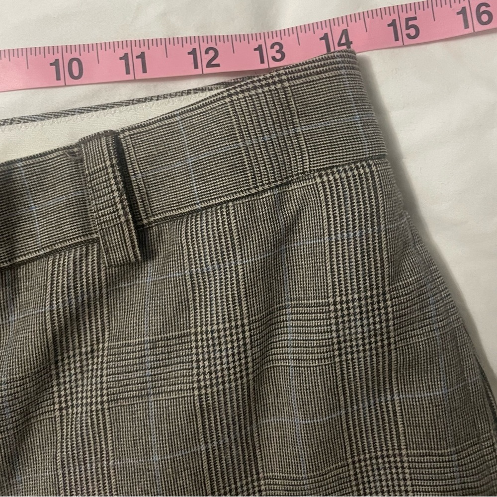 J Crew Italian Wool Herringbone Wide Leg Pants Trousers - Picture 6 of 16
